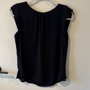 LOFT Black Sleeveless Blouse